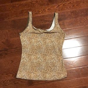 Cheetah tank top